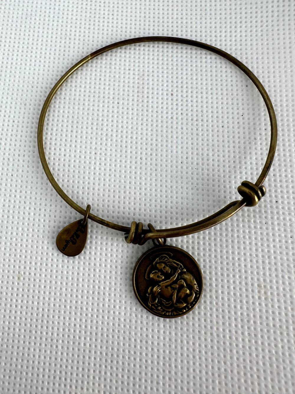 Alex + Ani Energy Charm Bracelet Virgin Mary Baby Jesus